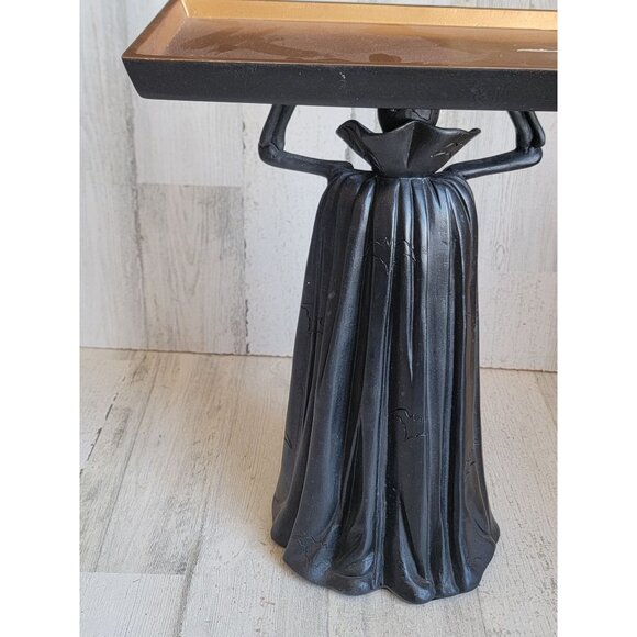 Black skeleton dish tray‎ holding Halloween decor prop unusual unique - Picture 6 of 8